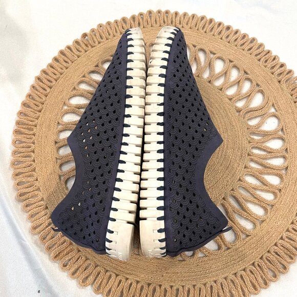 Ilse Jacobsen Tulip 139 Navy Blue Perforated Slip On Shoes Size EU 40 - Picture 11 of 11